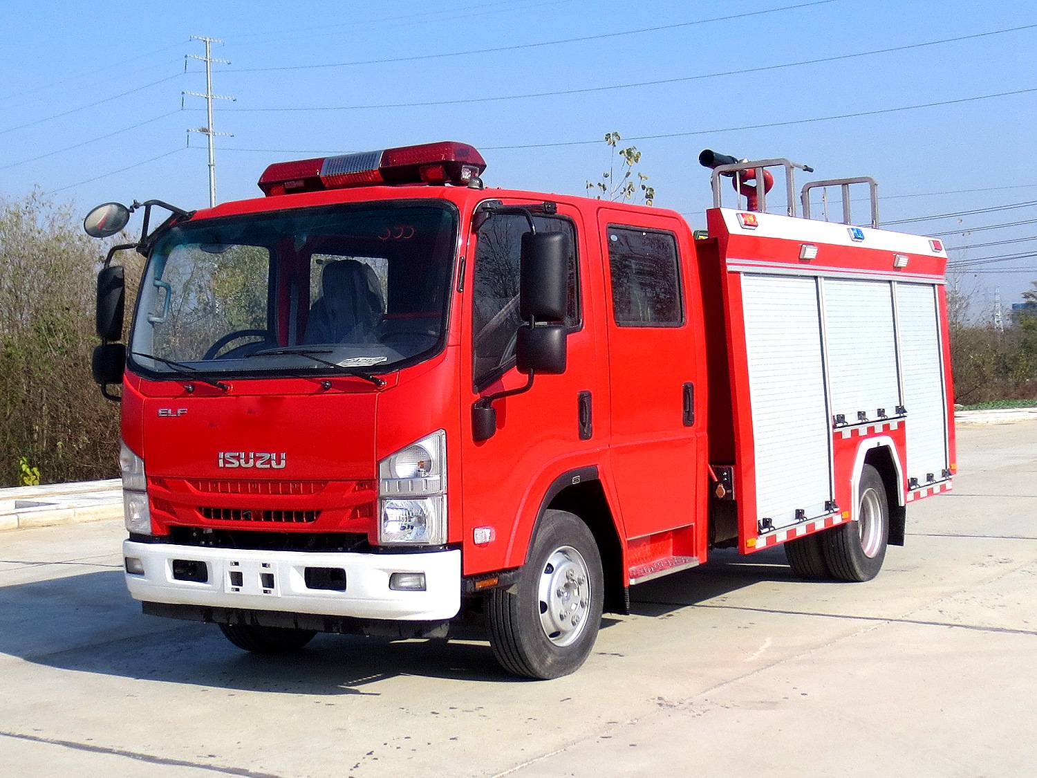 庆铃700P3.5立方泡沫消防车