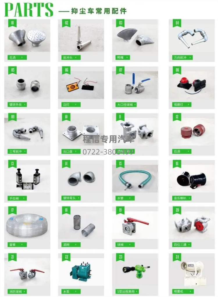 重汽豪沃7方抑尘车(图15)