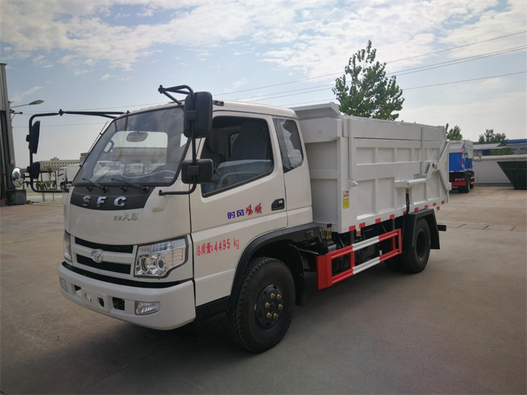 时风风顺蓝牌自卸垃圾车(图4)