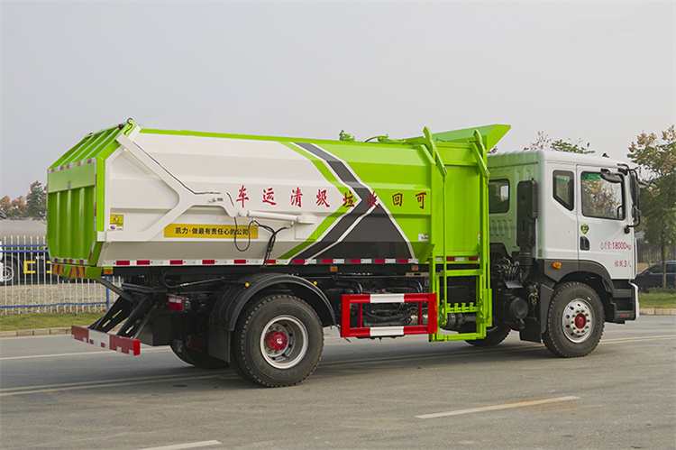 东风D9侧装挂桶垃圾车(图10)
