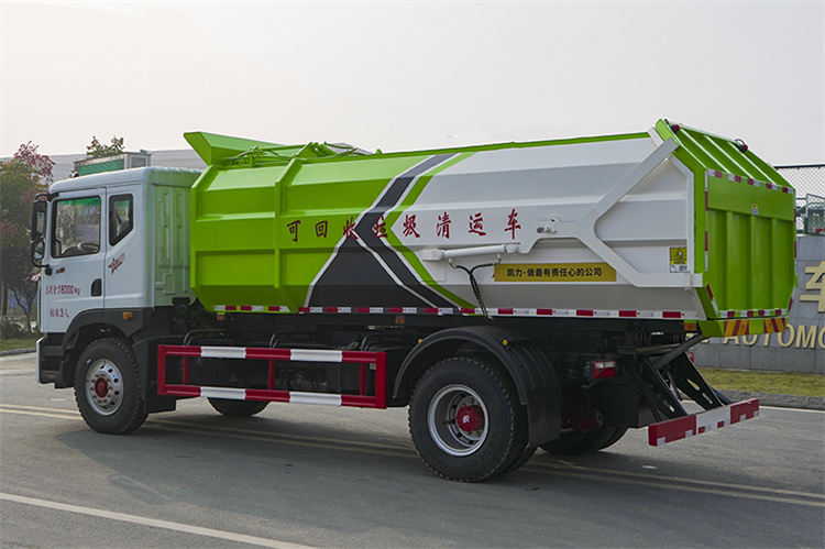 东风D9侧装挂桶垃圾车(图5)