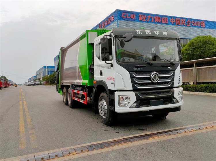 东风华神后双桥23立方压缩垃圾车(图5)