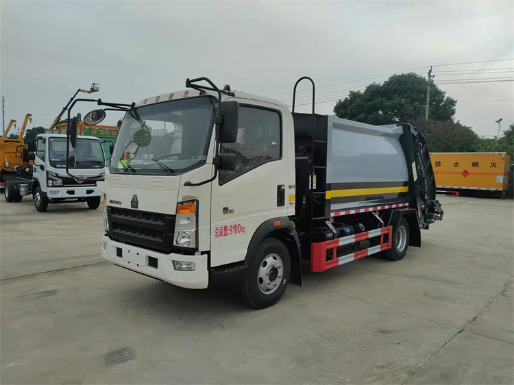 重汽豪沃压缩垃圾车 (图4)