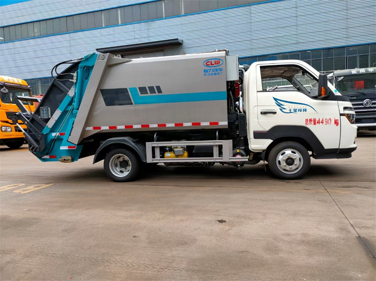 重汽豪沃七星悍将蓝牌压缩垃圾车(图8)